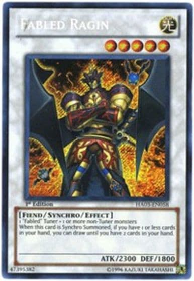 Fabled Ragin Hidden Arsenal 3 Yu-Gi-Oh! card