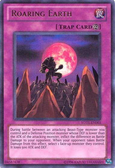 Roaring Earth 5Ds Duel Transer Yu-Gi-Oh! Video Game Promotional Cards Yu-Gi-Oh! card