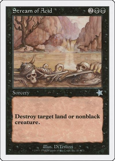 Stream of Acid Starter 1999 Magic card