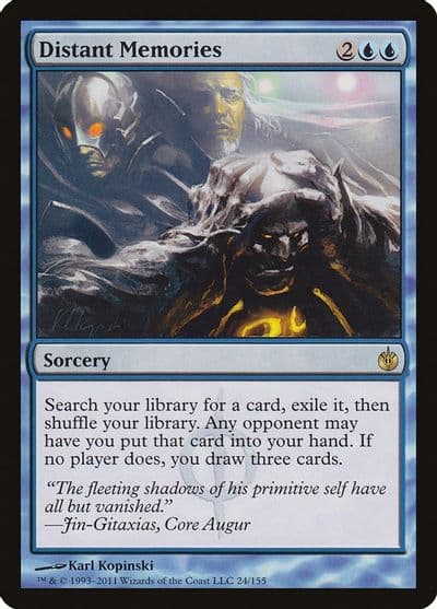 Distant Memories Mirrodin Besieged Magic card