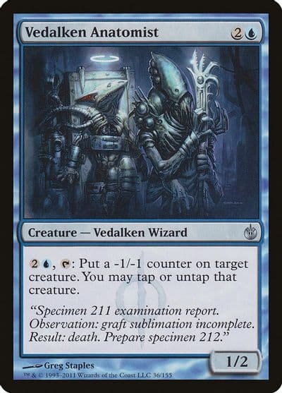 Vedalken Anatomist Mirrodin Besieged Magic card
