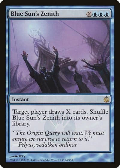 Blue Suns Zenith Mirrodin Besieged Magic card