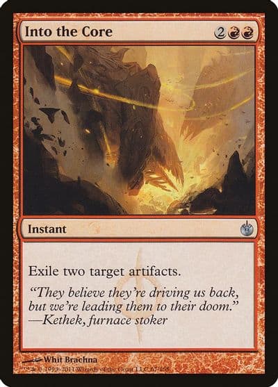 Into the Core Mirrodin Besieged Magic card