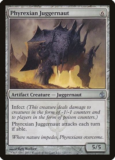 Phyrexian Juggernaut Mirrodin Besieged Magic card