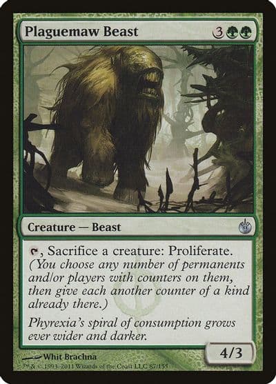 Plaguemaw Beast Mirrodin Besieged Magic card