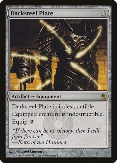 Darksteel Plate Mirrodin Besieged Magic card