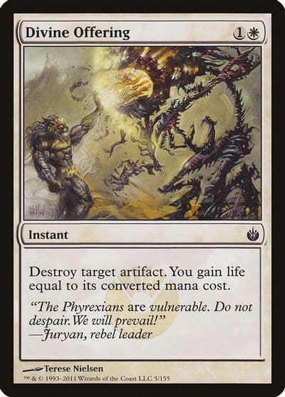 Divine Offering Mirrodin Besieged Magic card