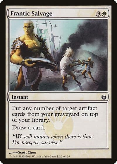 Frantic Salvage Mirrodin Besieged Magic card