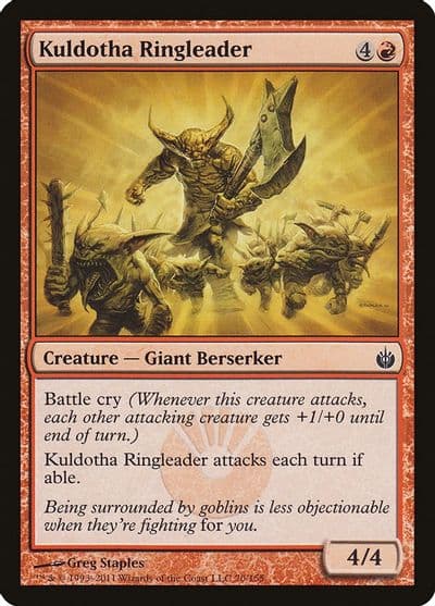Kuldotha Ringleader Mirrodin Besieged Magic card