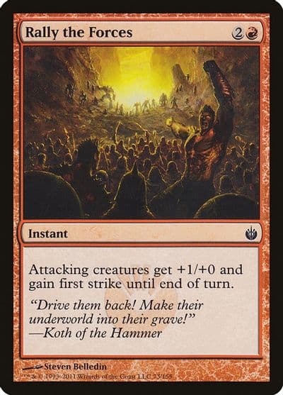 Rally the Forces Mirrodin Besieged Magic card