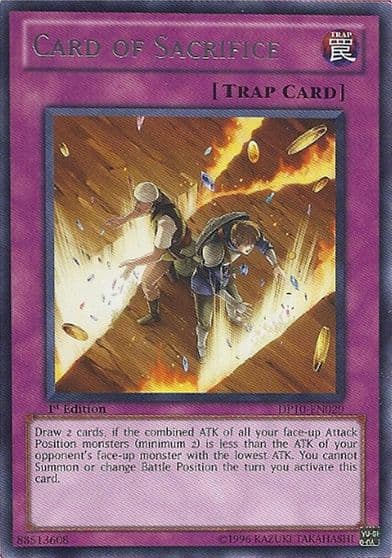 Card of Sacrifice Duelist Pack 10: Yusei 3 Yu-Gi-Oh! card