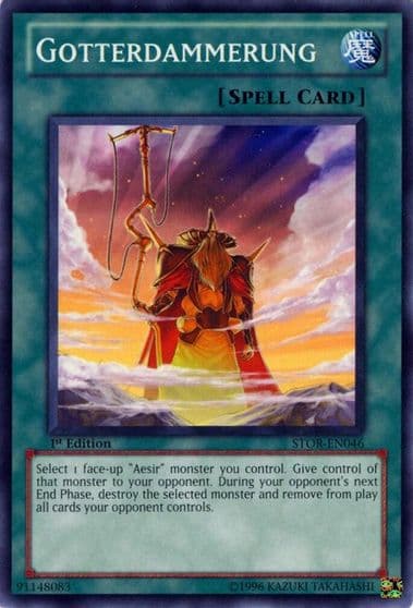 Gotterdammerung Storm of Ragnarok Yu-Gi-Oh! card