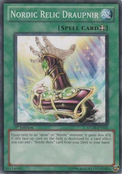 Nordic Relic Draupnir Storm of Ragnarok Yu-Gi-Oh! card