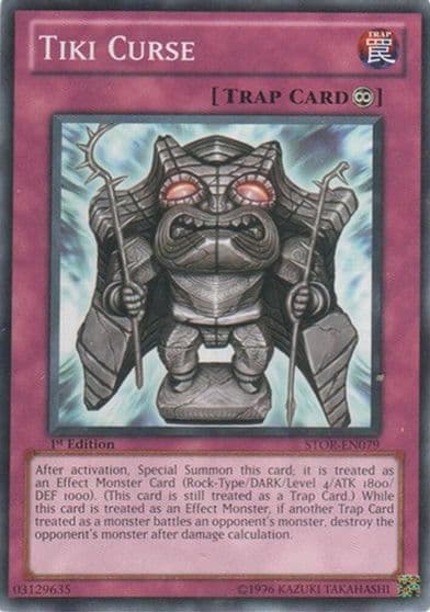 Tiki Curse Storm of Ragnarok Yu-Gi-Oh! card