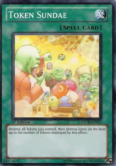 Token Sundae Storm of Ragnarok Yu-Gi-Oh! card