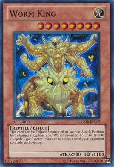Worm King Storm of Ragnarok Yu-Gi-Oh! card