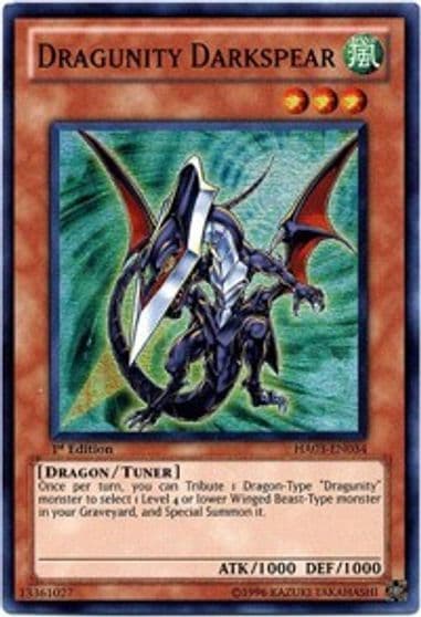Dragunity Darkspear Structure Deck: Dragunity Legion Yu-Gi-Oh! card