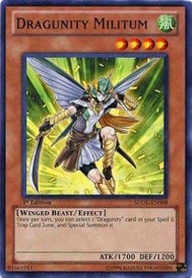 Dragunity Militum Structure Deck: Dragunity Legion Yu-Gi-Oh! card