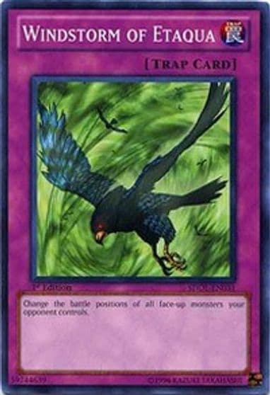 Windstorm of Etaqua Structure Deck: Dragunity Legion Yu-Gi-Oh! card