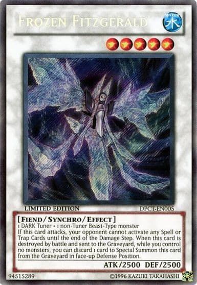 Frozen Fitzgerald 2011 Duelist Pack Tin Yu-Gi-Oh! card