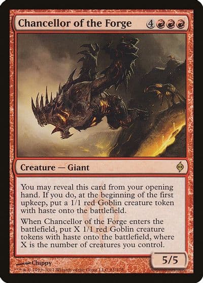 Chancellor of the Forge New Phyrexia Magic card
