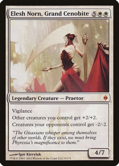 Elesh Norn Grand Cenobite New Phyrexia Magic card