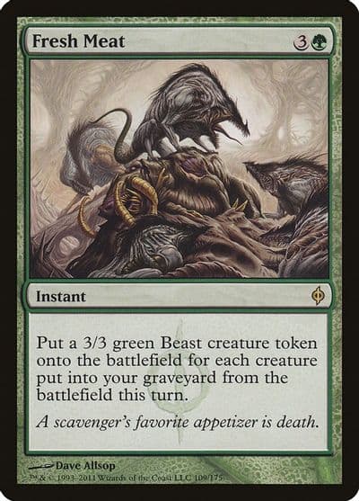 Fresh Meat New Phyrexia Magic card