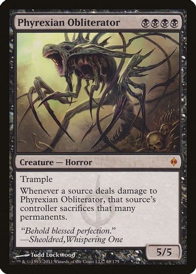 Phyrexian Obliterator New Phyrexia Magic card