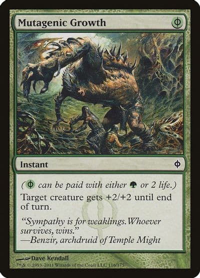 Mutagenic Growth New Phyrexia Magic card