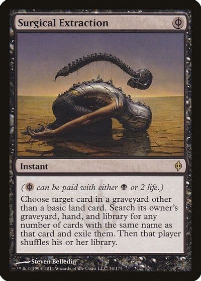 Surgical Extraction New Phyrexia Magic card
