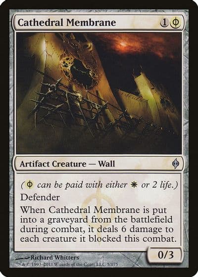 Cathedral Membrane New Phyrexia Magic card