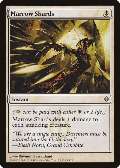 Marrow Shards New Phyrexia Magic card