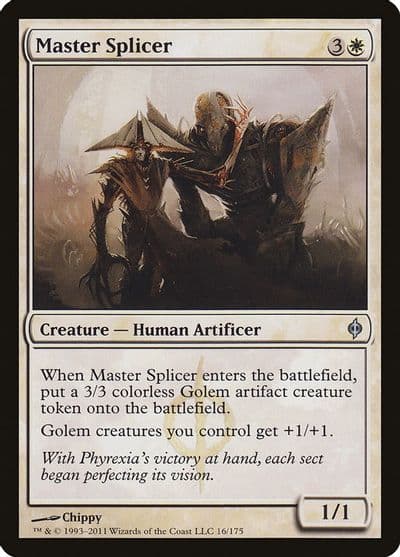 Master Splicer New Phyrexia Magic card