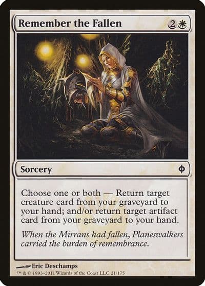 Remember the Fallen New Phyrexia Magic card