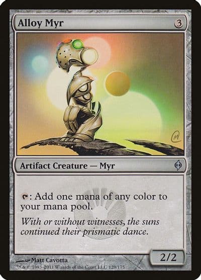 Alloy Myr New Phyrexia Magic card