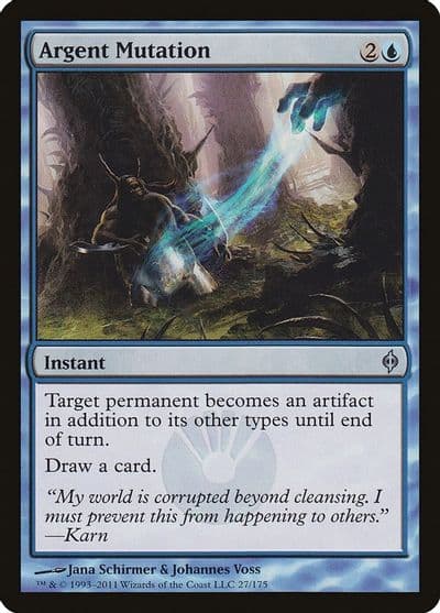 Argent Mutation New Phyrexia Magic card