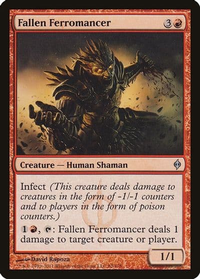 Fallen Ferromancer New Phyrexia Magic card