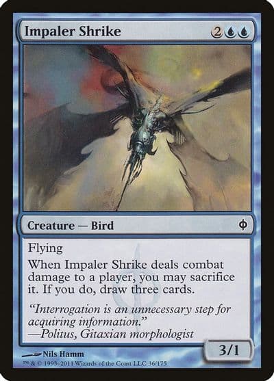 Impaler Shrike New Phyrexia Magic card