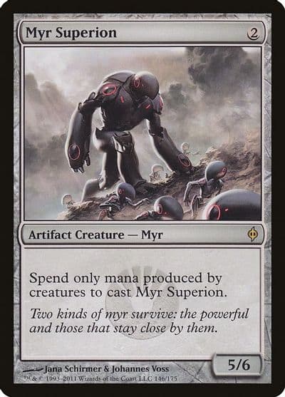 Myr Superion New Phyrexia Magic card