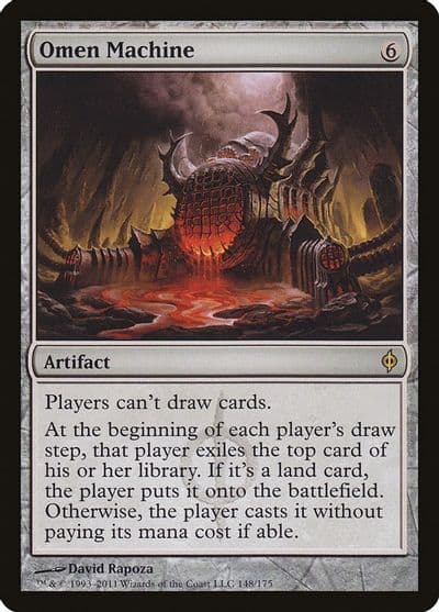 Omen Machine New Phyrexia Magic card
