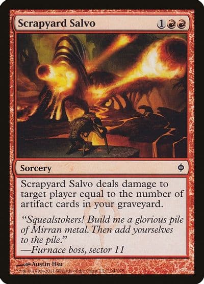 Scrapyard Salvo New Phyrexia Magic card