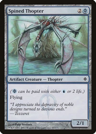 Spined Thopter New Phyrexia Magic card