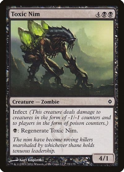 Toxic Nim New Phyrexia Magic card