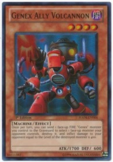 Genex Ally Volcannon Hidden Arsenal 4 Yu-Gi-Oh! card