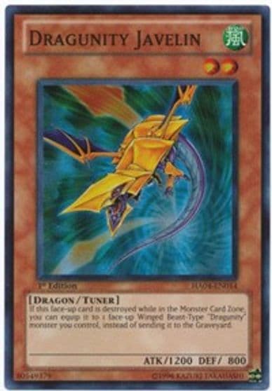 Dragunity Javelin Hidden Arsenal 4 Yu-Gi-Oh! card