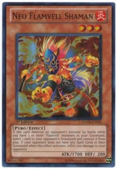 Neo Flamvell Shaman Hidden Arsenal 4 Yu-Gi-Oh! card