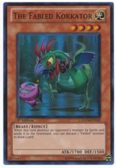 The Fabled Kokkator Hidden Arsenal 4 Yu-Gi-Oh! card