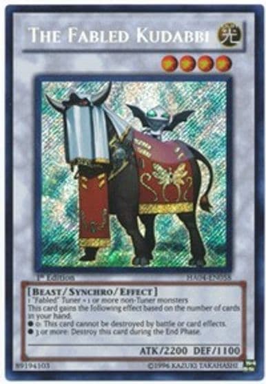 The Fabled Kudabbi Hidden Arsenal 4 Yu-Gi-Oh! card