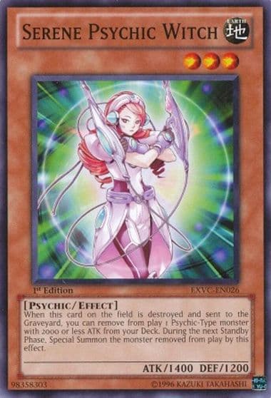 Serene Psychic Witch Extreme Victory Yu-Gi-Oh! card