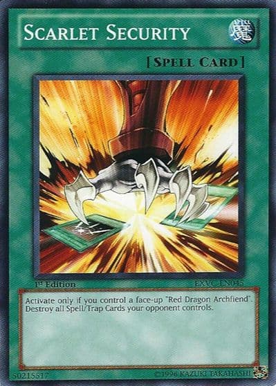 Scarlet Security Extreme Victory Yu-Gi-Oh! card